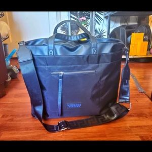 Versace Parfumerie Navy Blue Travel Line Bag